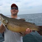 Brown Trout Atlantic Salmon - TK Fishing Charters Lake Ontario Oswego NY