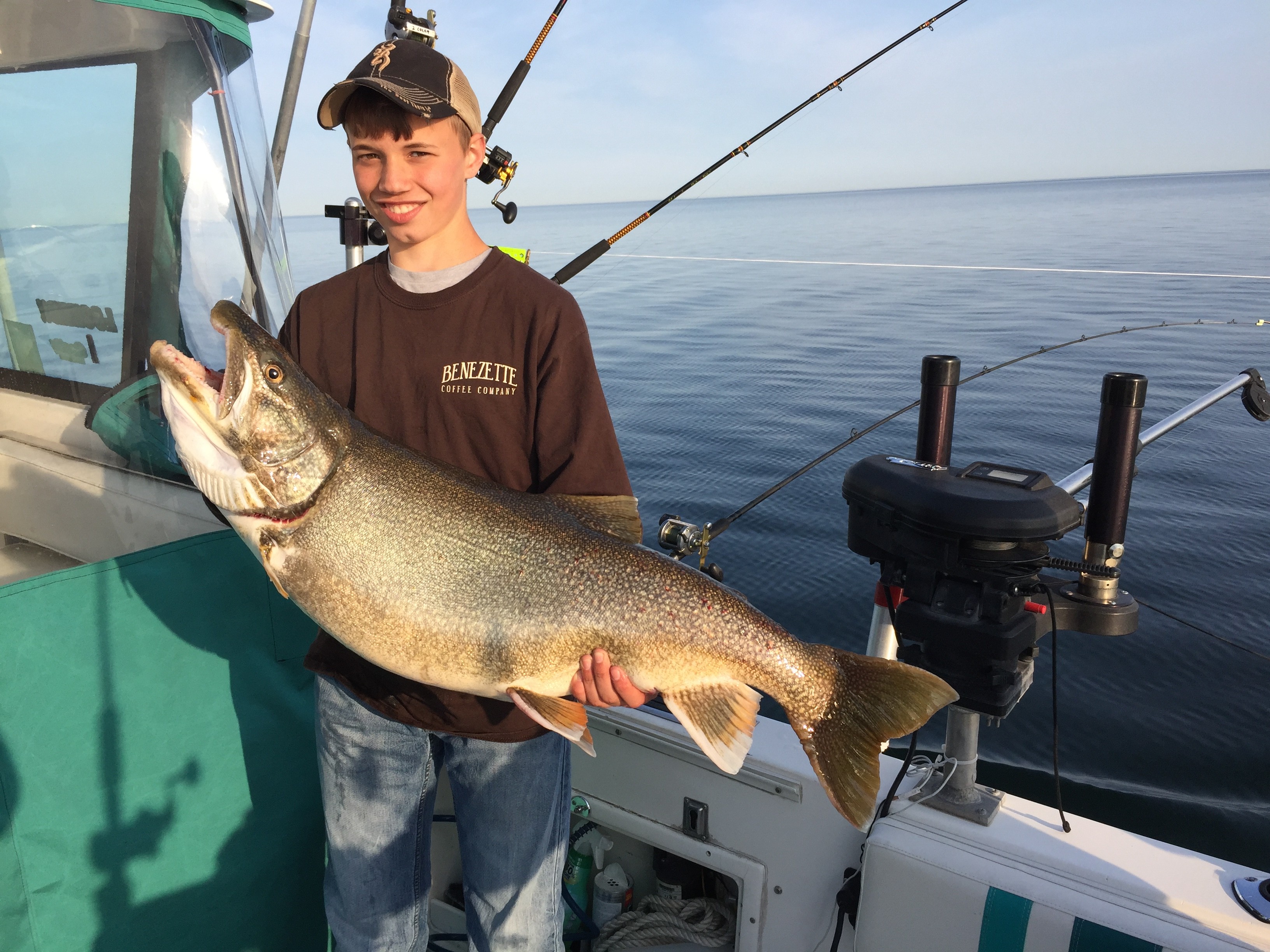 Lake Ontario Fishing Charters - 21lbs Laker!