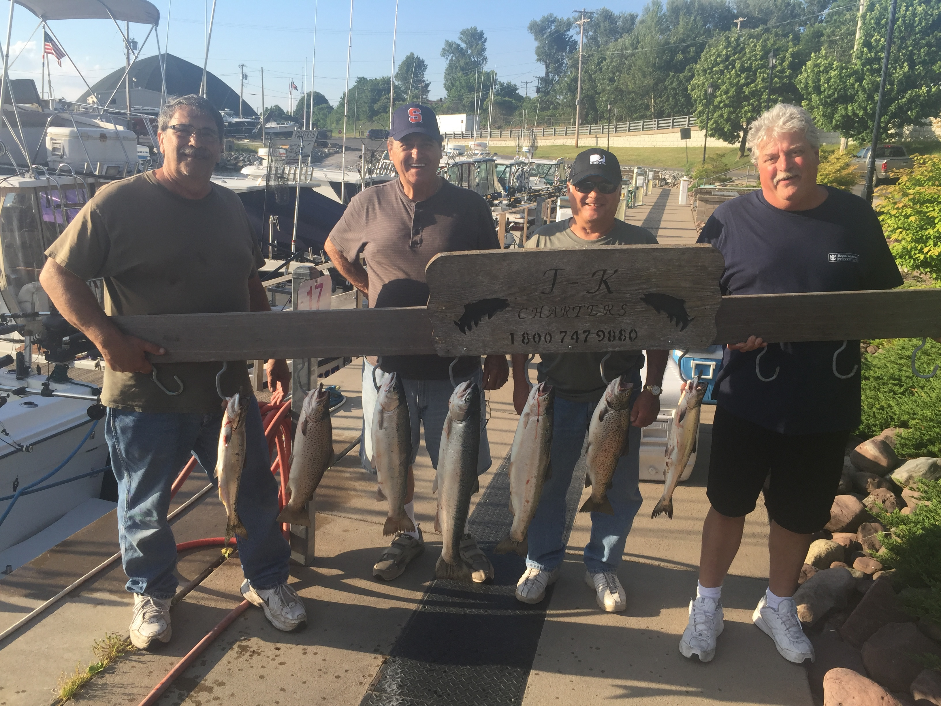 Lake Ontario Charter Fishing in Oswego NY with T-K Charters