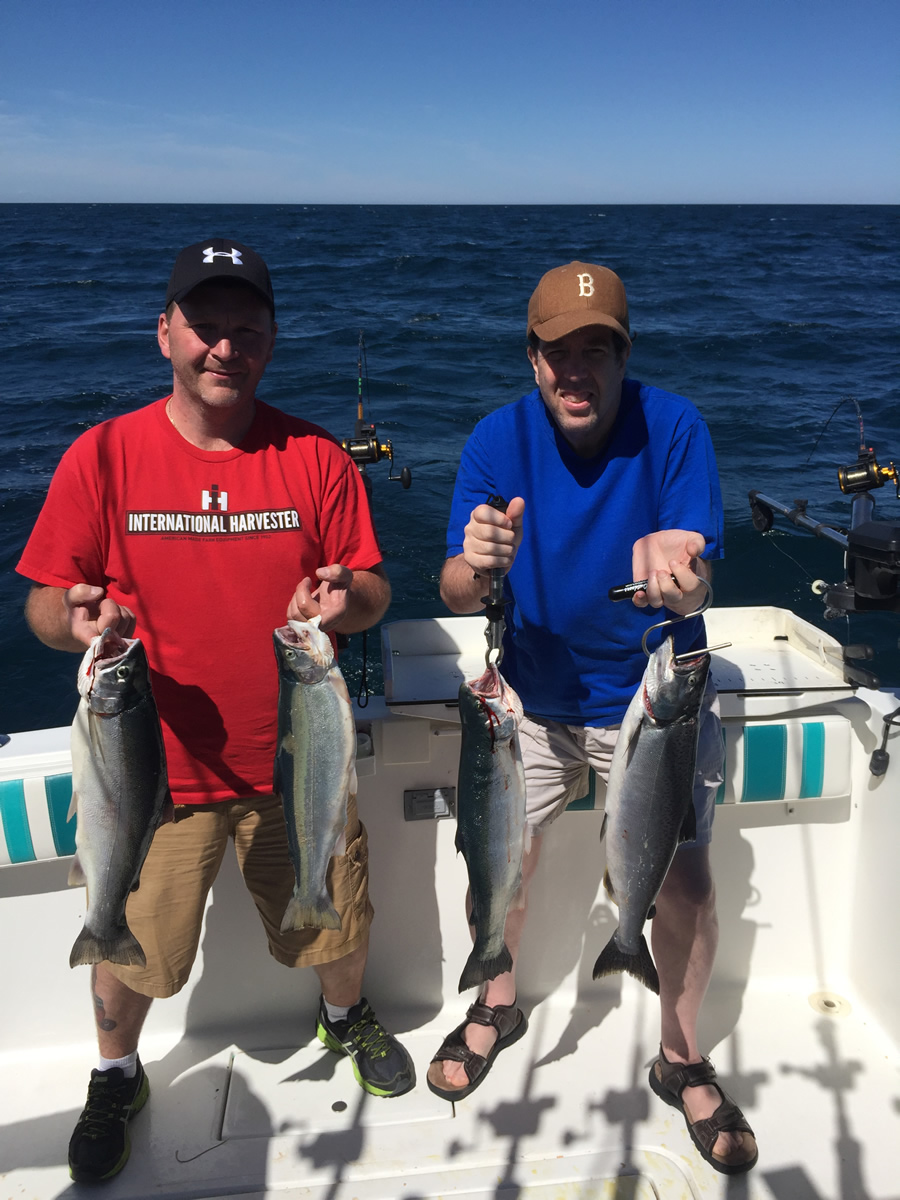 Lake Ontario Charter Fishing in Oswego NY with T-K Charters