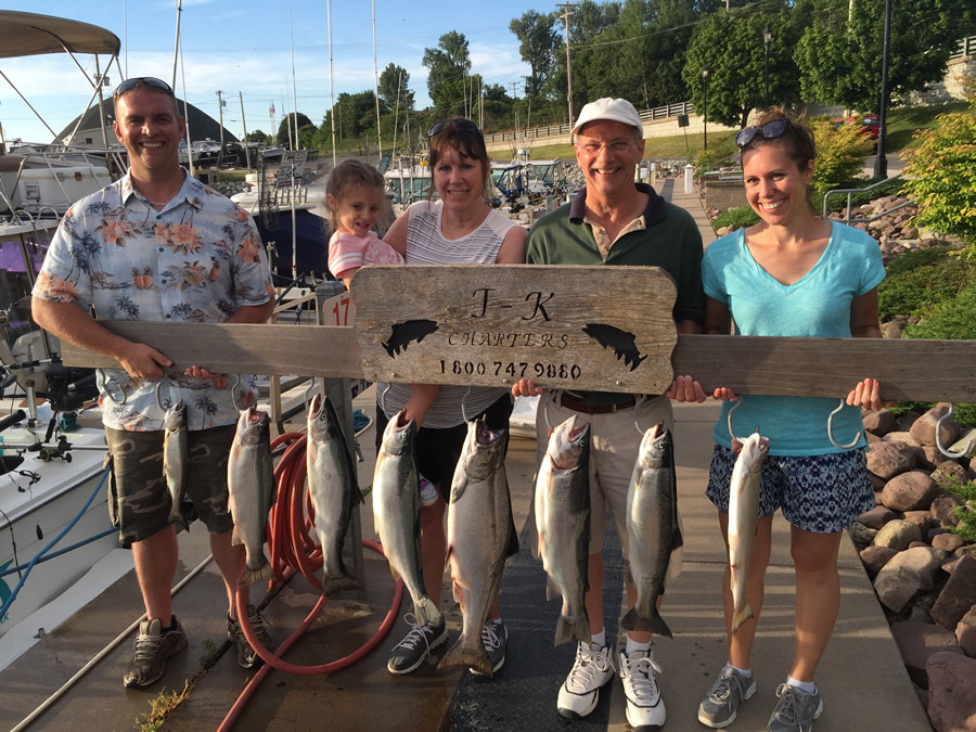 Lake Ontario Fishing Charter 06/30/2016 TK Charters