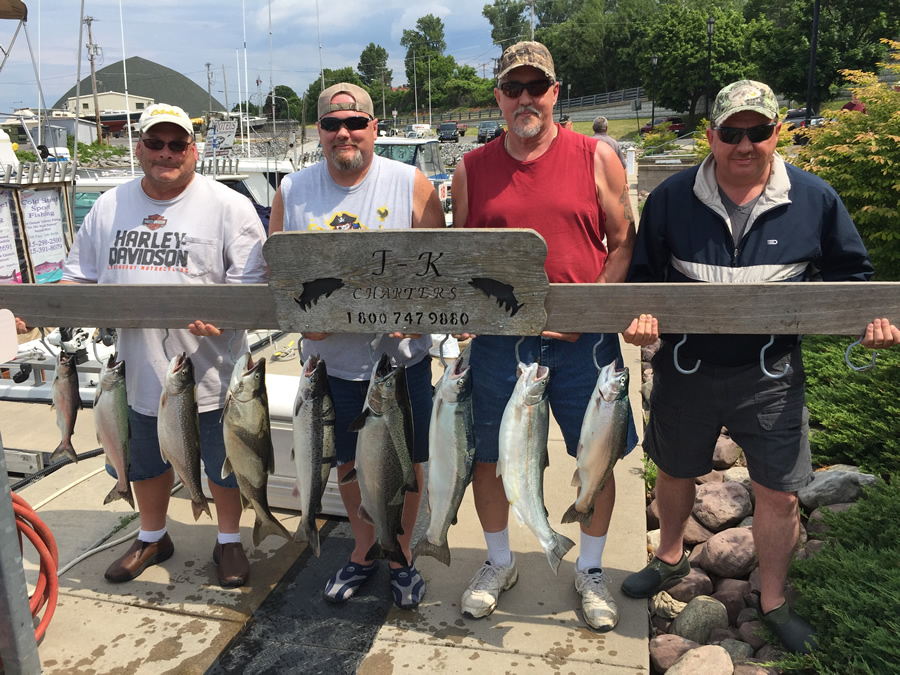 Lake Ontario Charter Fishing in Oswego NY with T-K Charters!