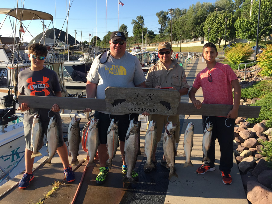 Lake Ontario Charter Fishing in Oswego NY with T-K Charters!