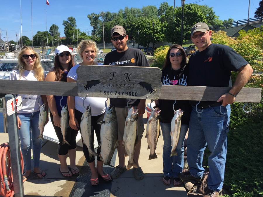 Lake Ontario Charter Fishing in Oswego NY with T-K Charters!