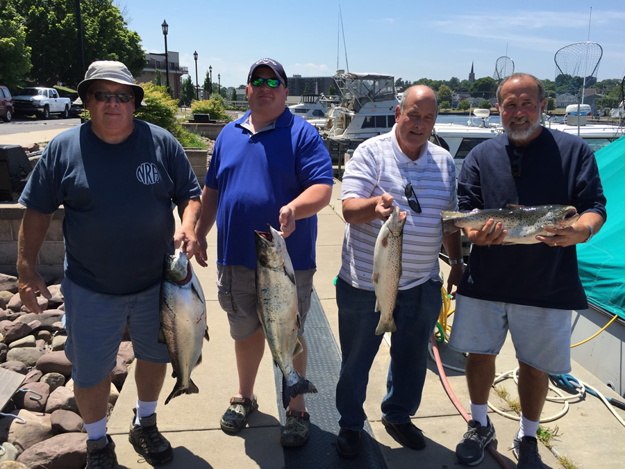 swego NY Fishing Charter Service by T-K Charters on Lake Ontario