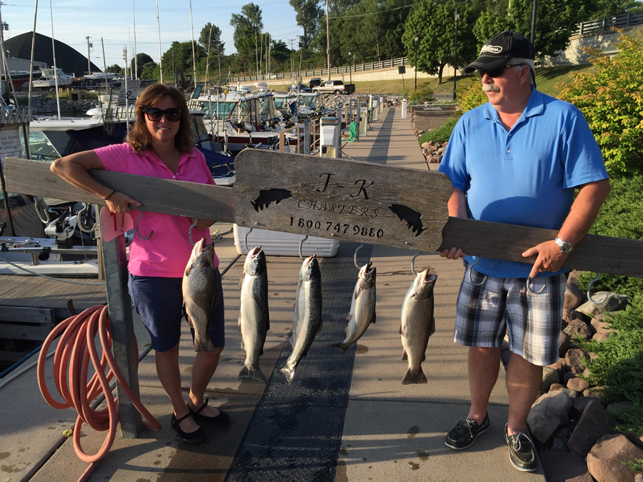 Oswego NY Fishing Charter Service by T-K Charters on Lake Ontario!