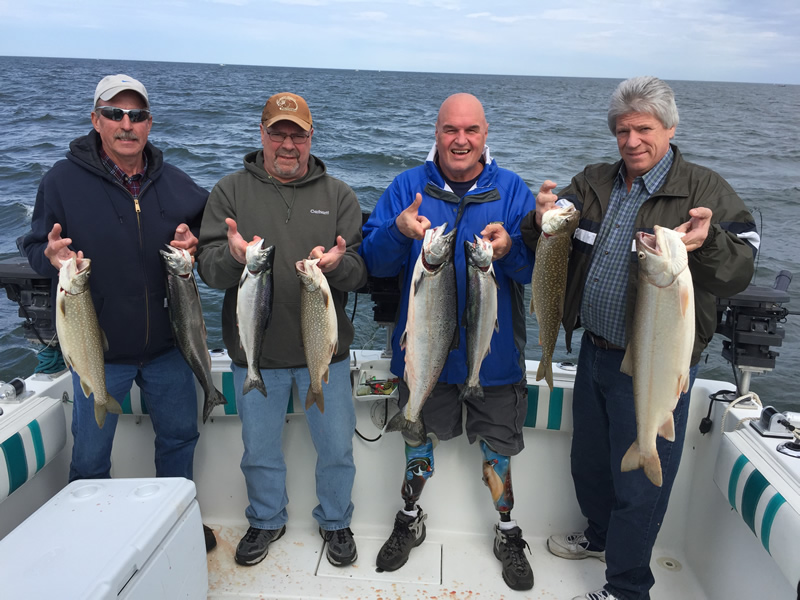 Lake Ontario Fishing Charter 05/21/2017 - TK Charters