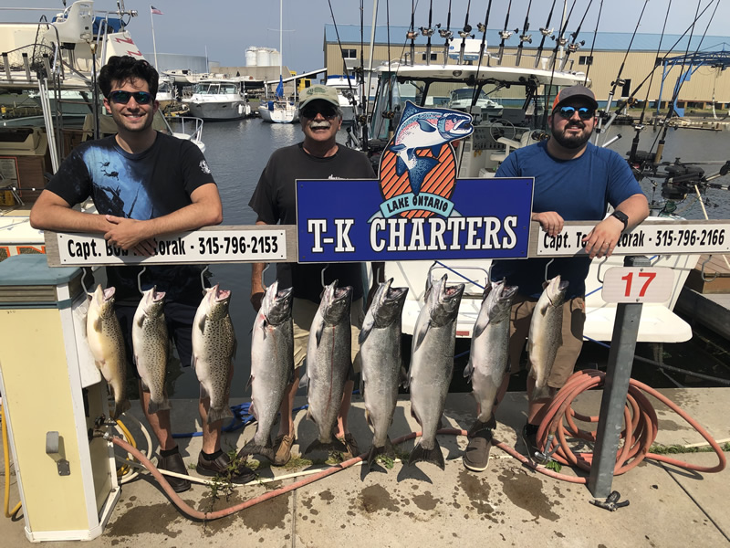 Lake Ontario Fishing Charter - 07/11/2019 by TK Charters