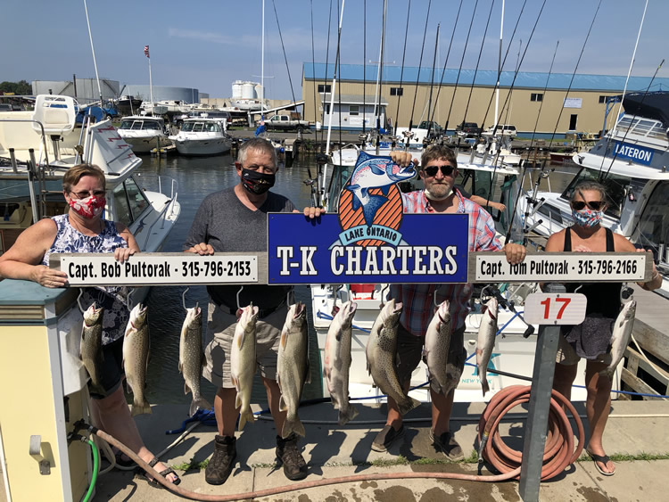 Lake Ontario Fishing Charters 08/10/2020 TK Charters